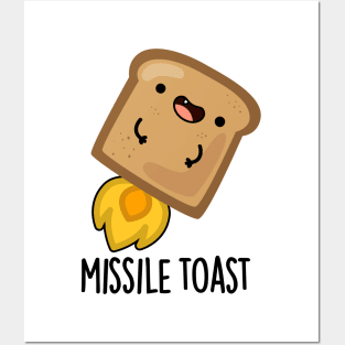 Missile Toast Funny Mistletoe Puns Posters and Art